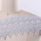 1 Yard Silver 4 Inch Lisetta Metallic Lace Trim for Wedding Gown Costume Decoration